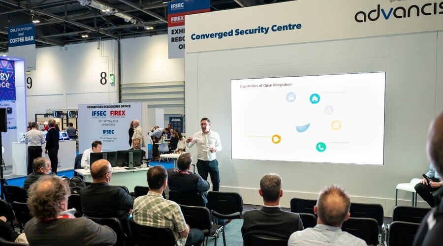 Converged Security Centre audience at IFSEC security event
